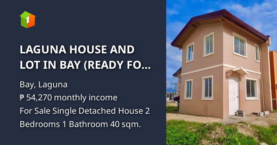 LAGUNA HOUSE AND LOT IN BAY (READY FOR OCCUPANCY) [House and Lot 🏘️] (August 2021) in Bay