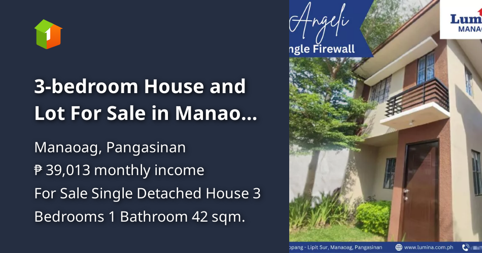 3bedroom House and Lot For Sale in Manaoag Pangasinan [House and Lot 🏘