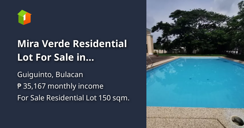 Mira Verde Residential Lot For Sale in Guiguinto Bulacan [Lot 🚜