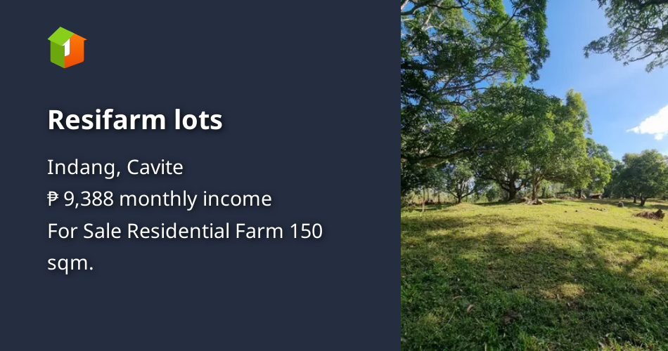 Resifarm lots [Lot 🚜] (August 2024) in Indang, Cavite for sale