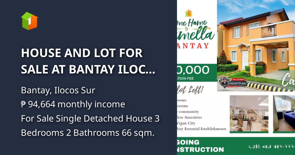HOUSE AND LOT FOR SALE AT BANTAY ILOCOS SUR CAMELLA BANTAY [House and