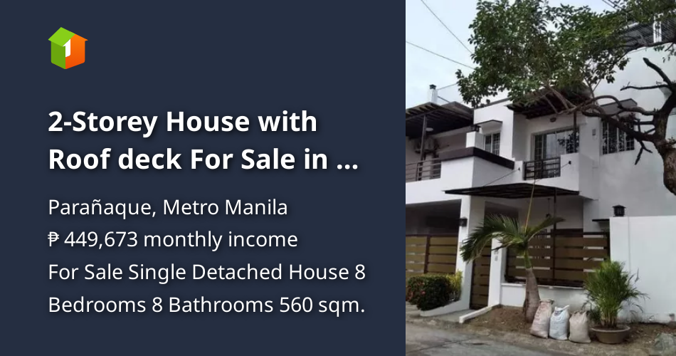 2Storey House with Roof deck For Sale in BF Homes Paranaque [House and Lot 🏘️] (October 2022