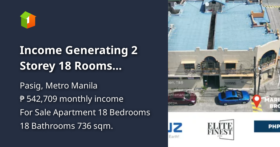 Generating 2 Storey 18 Rooms Apartment at Marietta Pasig [Condo