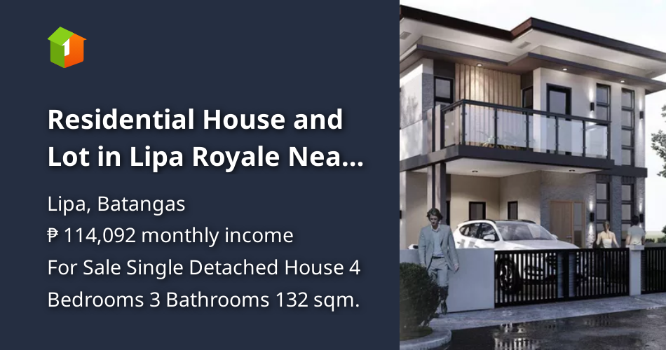 Residential House and Lot in Lipa Royale Near Startoll Balete [House