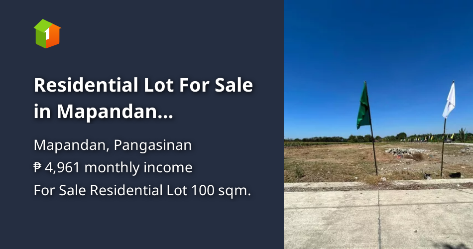 Residential Lot For Sale in Mapandan Pangasinan [Lot 🚜] (April 2024) in Mapandan, Pangasinan for