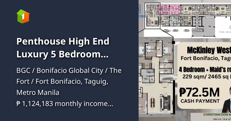 Curated visual reference: Gallery Detail: Penthouse High End Luxury 5 Bedroom Condo In Bgc Condos