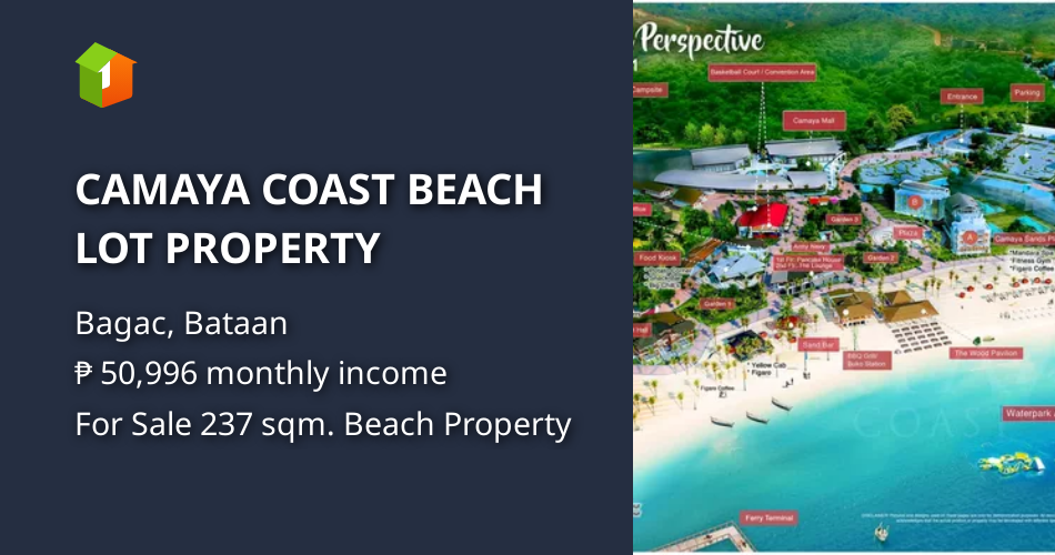 CAMAYA COAST BEACH LOT PROPERTY [Beach Property 🏖️] (March 2024) in