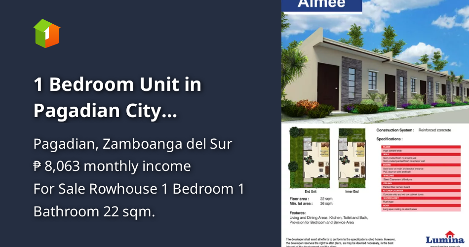 1 Bedroom Unit in Pagadian City Zamboanga del Sur [House and Lot 🏘️