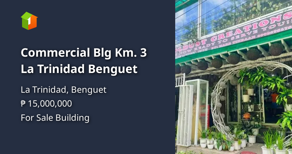Commercial Blg Km. 3 La Trinidad Benguet Property 🏭