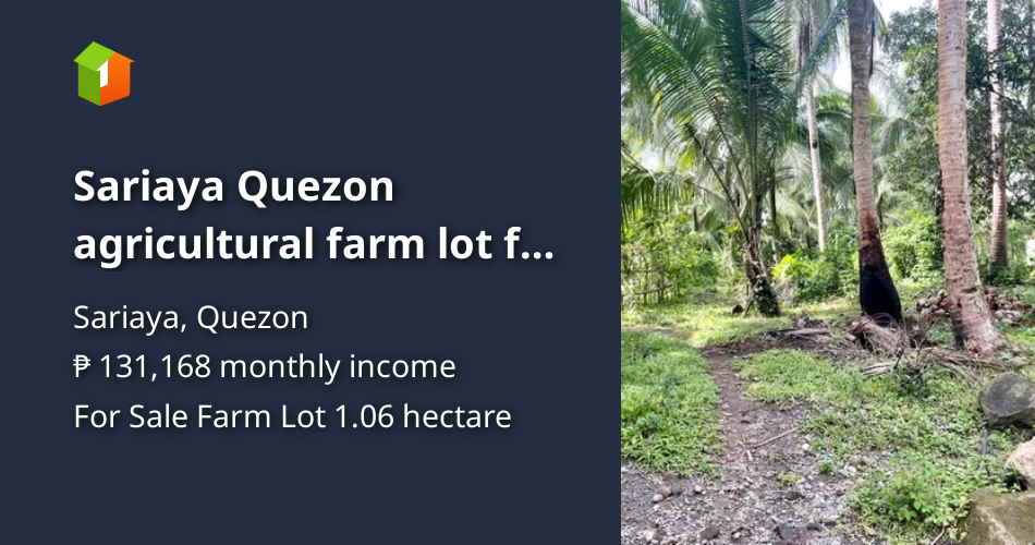 Sariaya Quezon agricultural farm lot for Sale [Lot 🚜] (April 2023) in