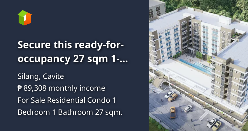 Secure this ready-for-occupancy 27 sqm 1-Bedroom Condo in Berkeley ... - Secure Condo Rentals With Rim Capacitance Entry