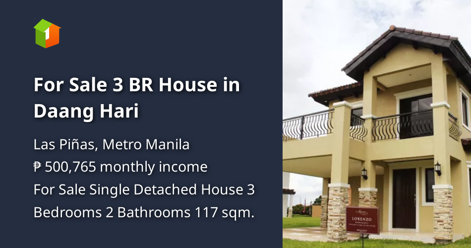 For Sale 3 BR House in Daang Hari [House and Lot 🏘️] (December 2023) in