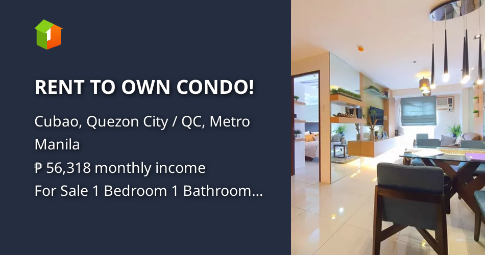 RENT TO OWN CONDO! [Condos 🏙️] (October 2023) in Cubao, Quezon City