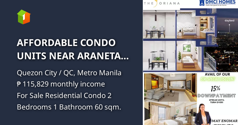 AFFORDABLE CONDO UNITS NEAR CITY CUBAO [Condo 🏙️] (August 2024