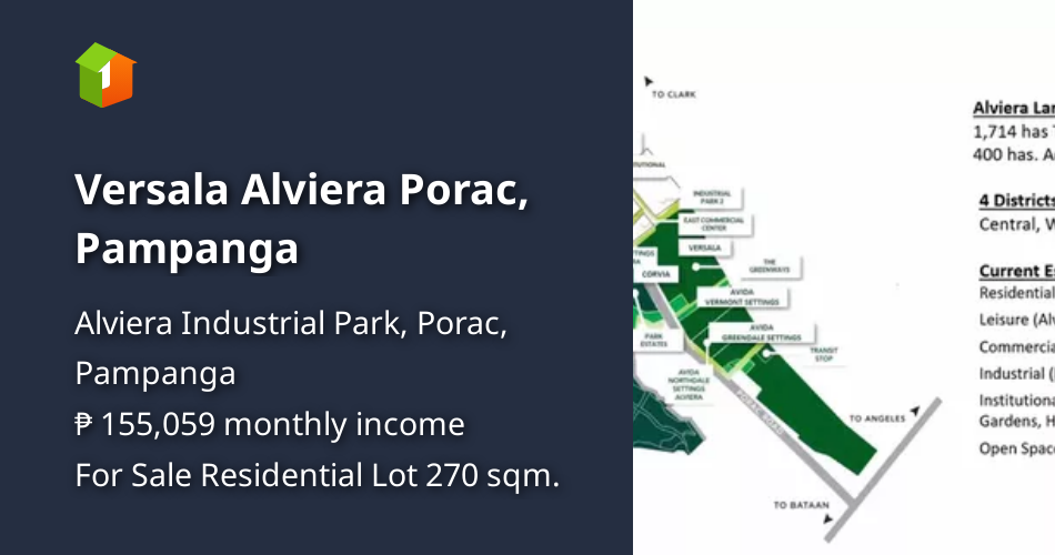 Versala Alviera Porac, Pampanga [Lots 🚜] (March 2024) in Alviera ...