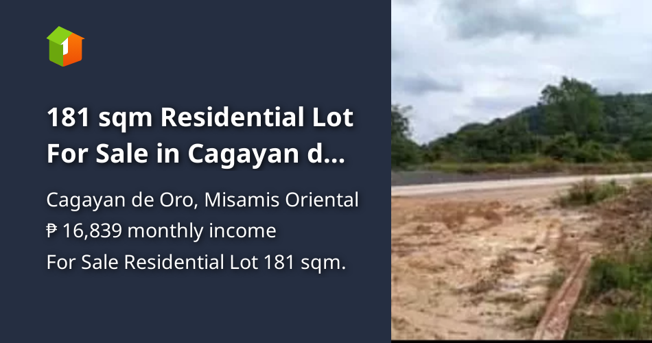 181 sqm Residential Lot For Sale in Cagayan de Oro Misamis Oriental