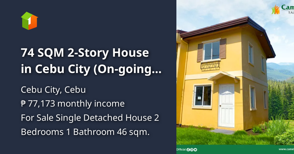 74 SQM 2Story House in Cebu City (Ongoing Cons) [House and Lot 🏘️