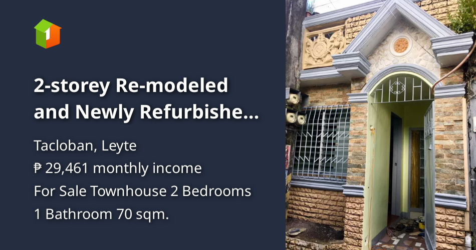 2storey Remodeled and Newly Refurbished Unit Kassel Homes Tacloban