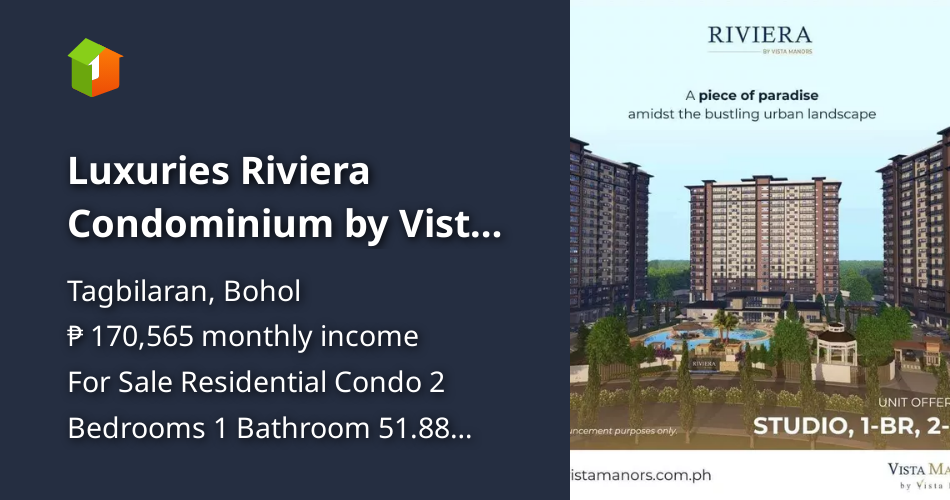 Luxuries Riviera Condominium by Vista Manors [Condo 🏙️] (September 2024