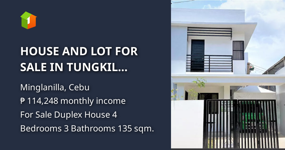 HOUSE AND LOT FOR SALE IN TUNGKIL MINGLANILLA [House and Lot 🏘️] (June