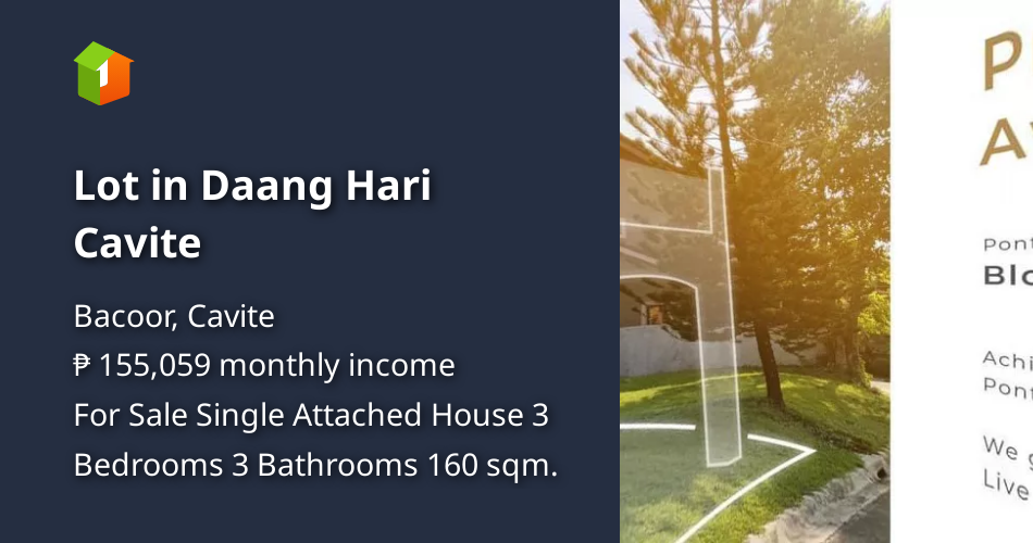 Lot in Daang Hari Cavite [House and Lot 🏘️] (October 2021) in Bacoor