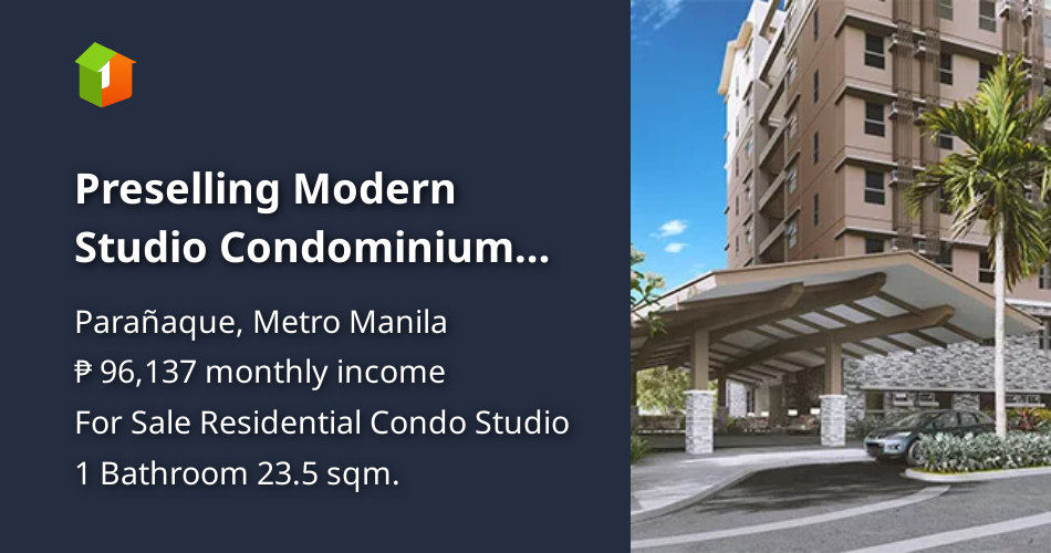 Image showcasing Preselling Modern Studio Condominium with Smart Home Features in ...