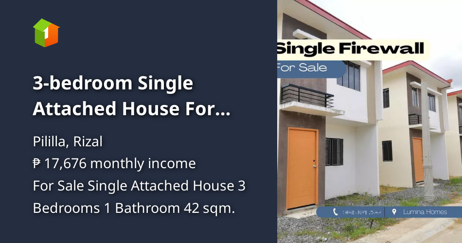 3bedroom Single Attached House For Sale in Pililla Rizal [Houses and