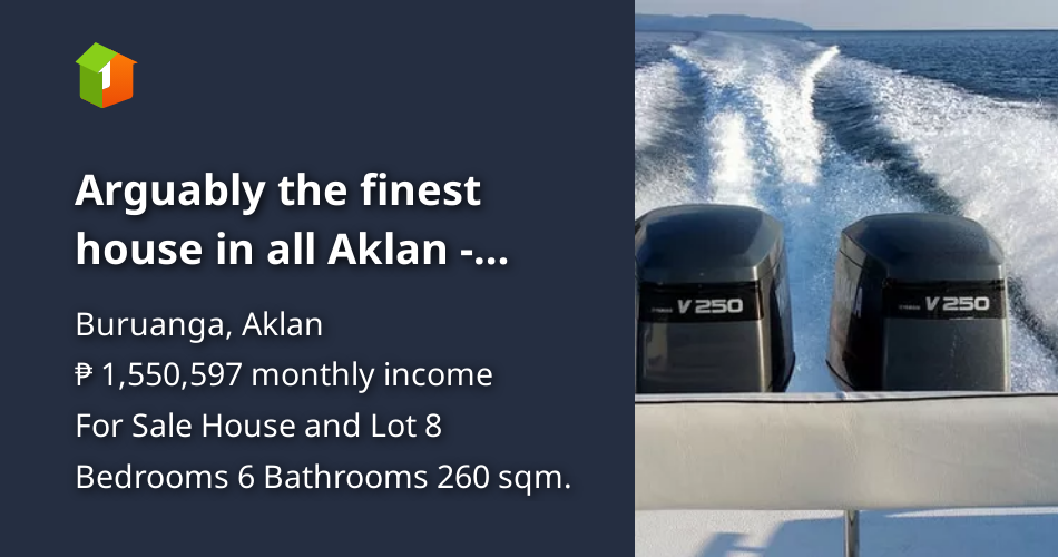 Arguably the finest house in all Aklan designed and built by