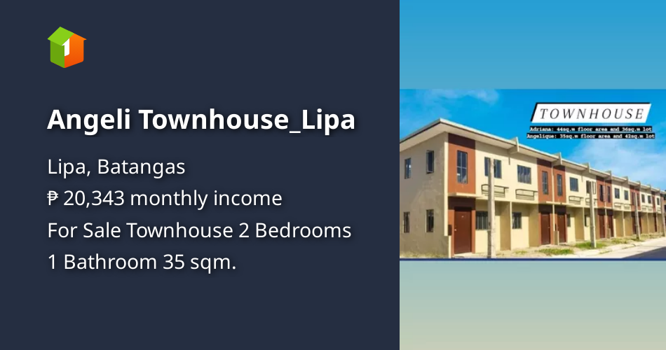 Angeli Townhouse_Lipa [House and Lot 🏘️] (December 2021) in Lipa
