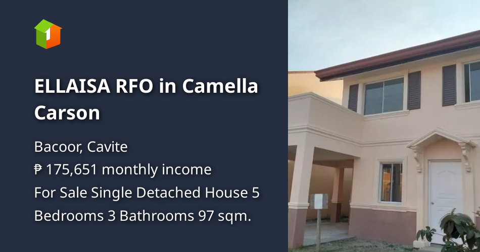 ELLAISA RFO in Camella Carson [House and Lot 🏘️] (December 2021) in