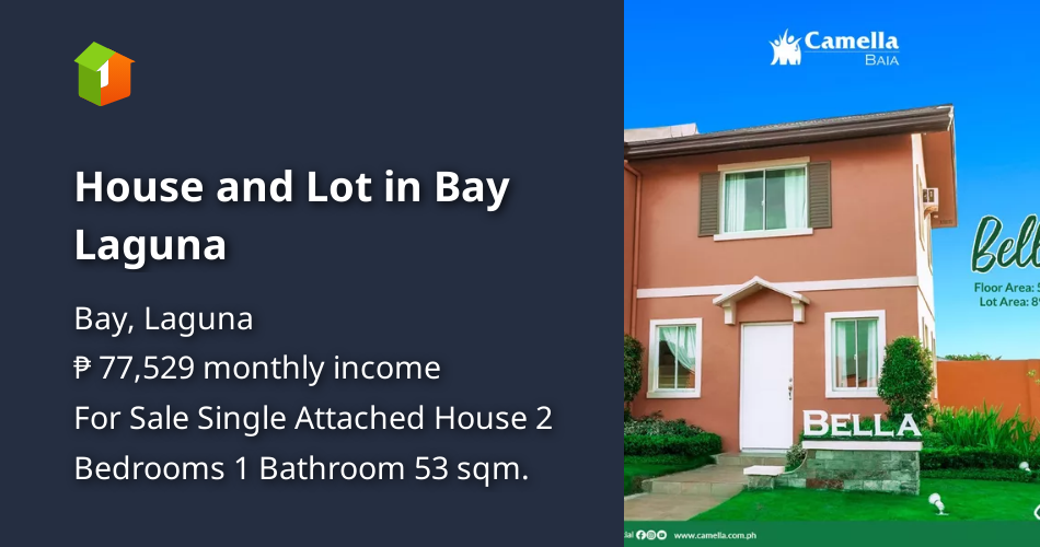 House and Lot in Bay Laguna [House and Lot 🏘️] (March 2023) in Bay, Laguna for sale