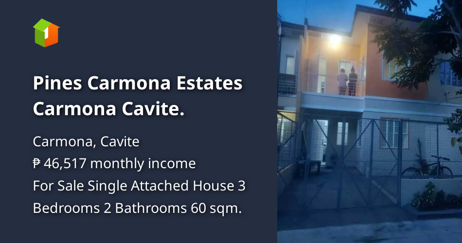 Pines Carmona Estates Carmona Cavite. [House and Lot 🏘️] (March 2024