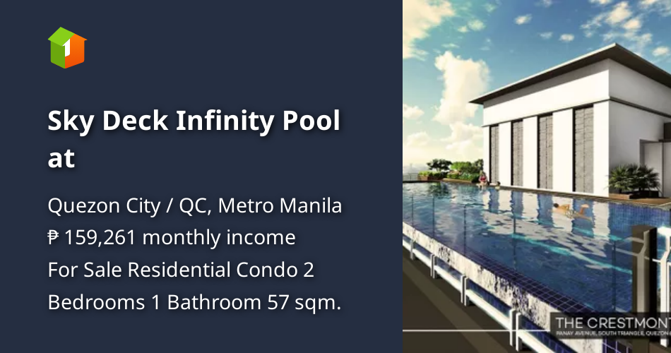 Sky Deck Infinity Pool at [Condos 🏙️] (February 2025) in Quezon City ...