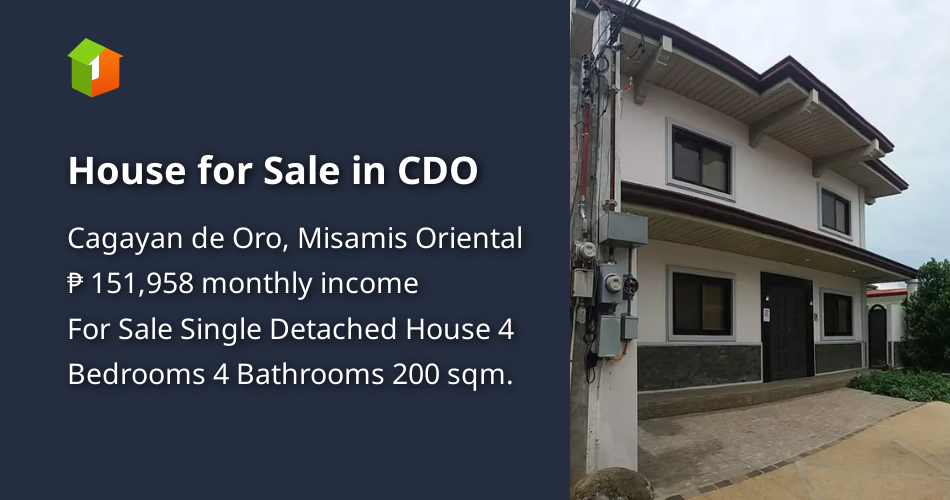 House for Sale in CDO [House and Lot 🏘️] (August 2021) in Cagayan de