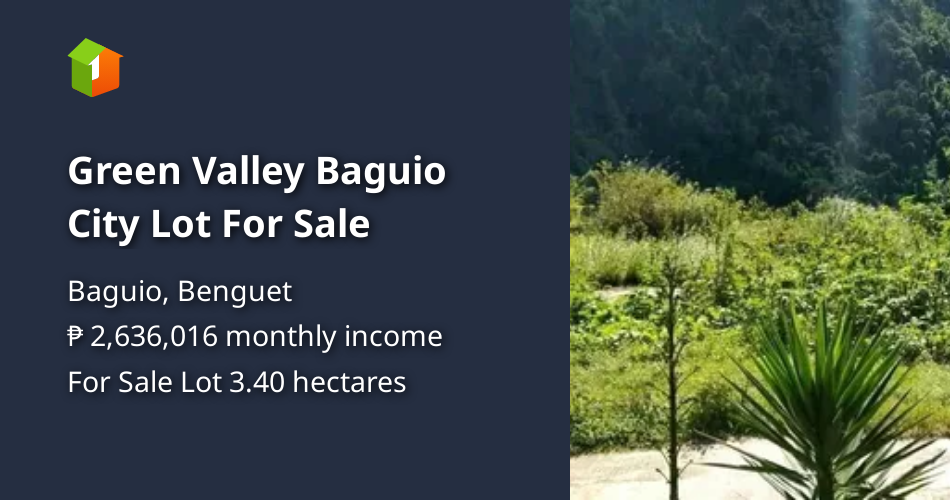 Green Valley Baguio City Lot For Sale [Lot 🚜] (March 2024) in Baguio