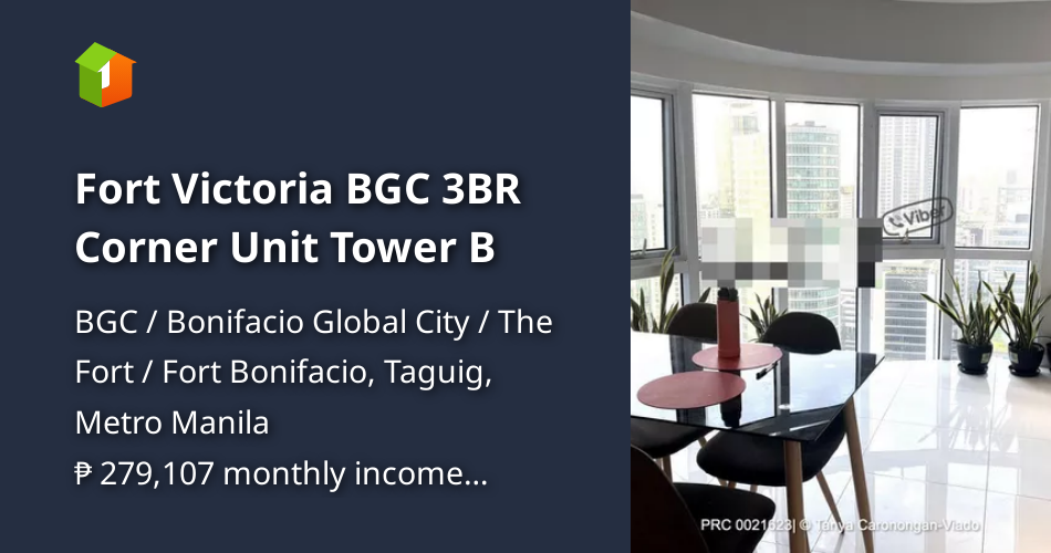 Fort Victoria BGC 3BR Corner Unit Tower B [Condos 🏙️] (January 2025) in ...