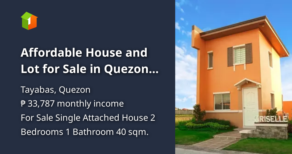 Affordable House and Lot for Sale in Quezon Province [House and Lot 🏘️