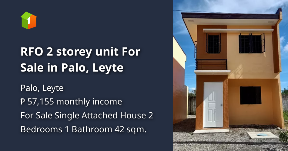 RFO 2 storey unit For Sale in Palo, Leyte [House and Lot 🏘️] (August