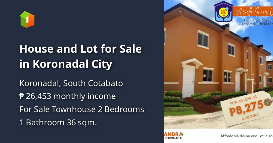 House and Lot for Sale in Koronadal City [Houses and Lots 🏘️] (July
