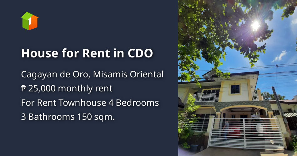 House for Rent in CDO [House and Lot 🏘️] (August 2021) in Cagayan de Oro, Misamis Oriental for