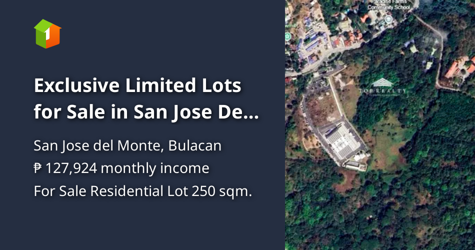 Exclusive Limited Lots for Sale in San Jose Del Monte, Bulacan at