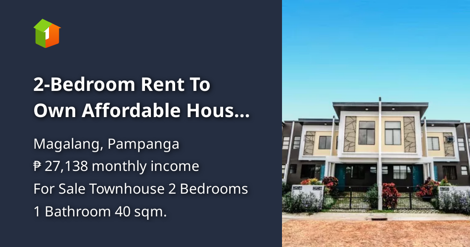 2Bedroom Rent To Own Affordable House in Magalang, Pampanga [House and Lot 🏘️] (September 2024