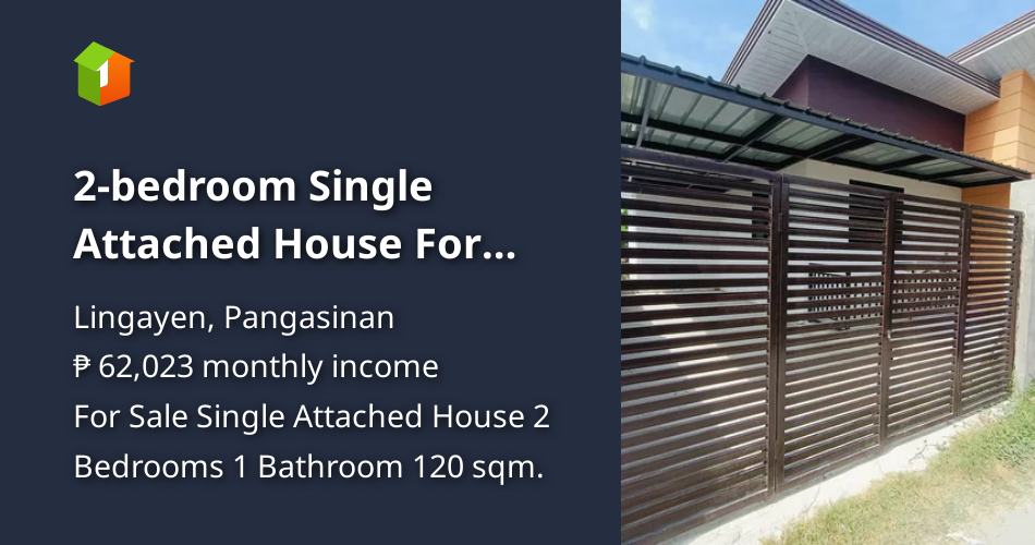 2bedroom Single Attached House For Sale in Lingayen Pangasinan [House