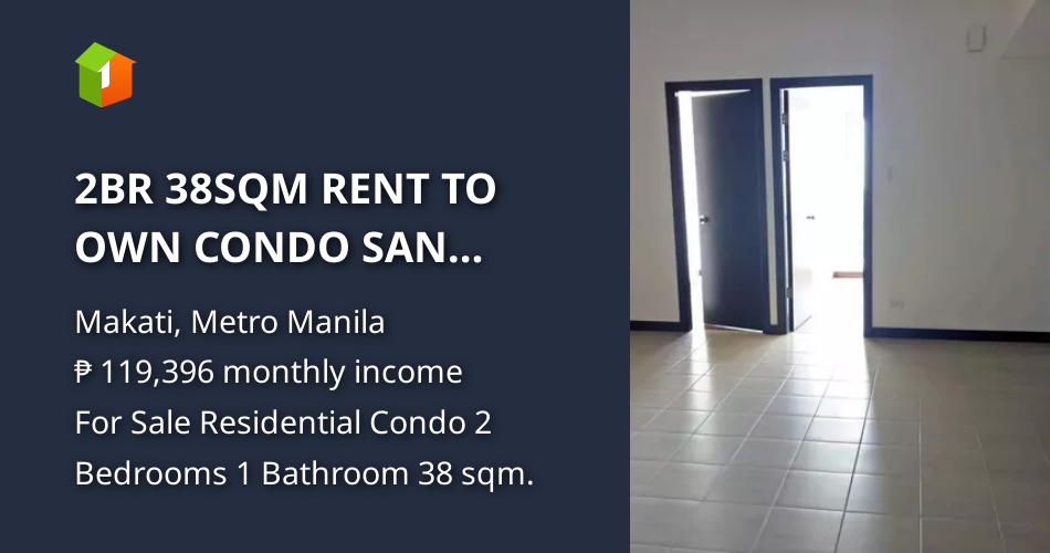 2BR 38SQM RENT TO OWN CONDO SAN LORENZO PLACE MAKATI [Condo 🏙️] (May