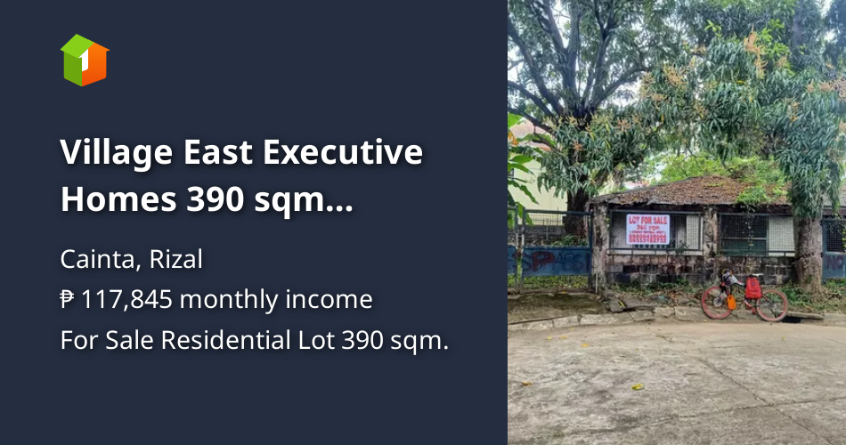 Village East Executive Homes 390 sqm Residential Lot [Lot 🚜] (May 2023