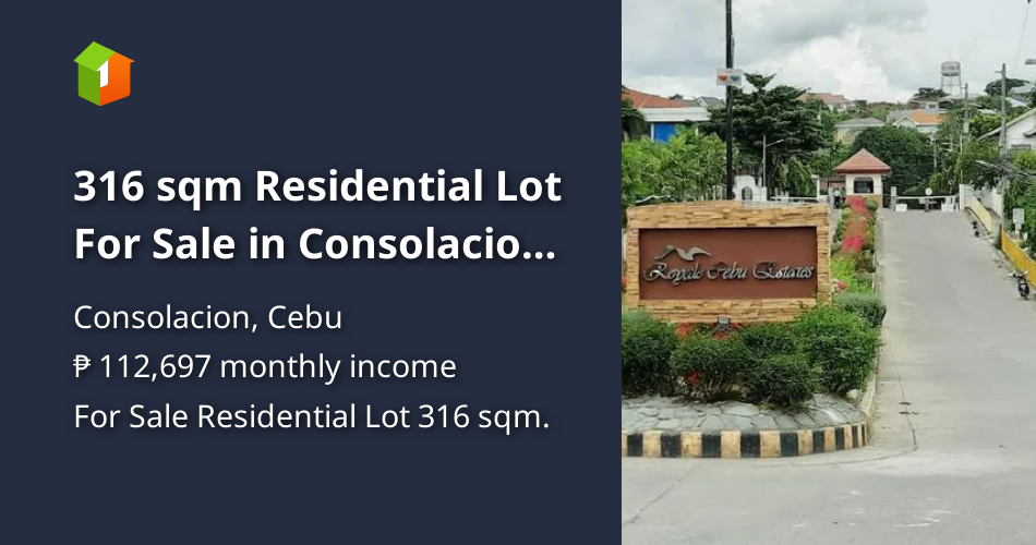 316 sqm Residential Lot For Sale in Consolacion Cebu [Lot 🚜] (December