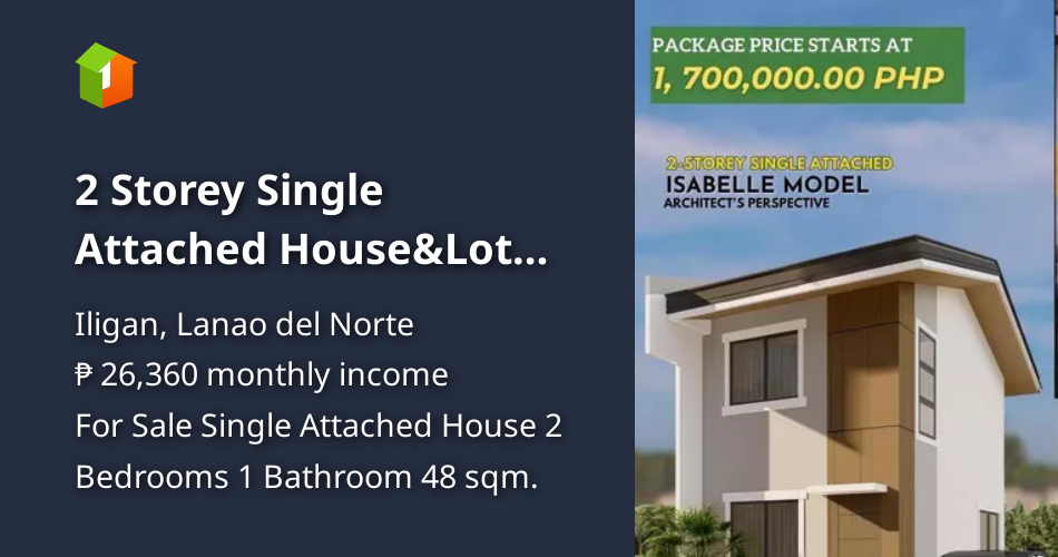 2 Storey Single Attached House&Lot thru pag ibig financing [House and