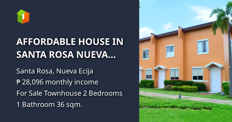 AFFORDABLE HOUSE IN SANTA ROSA NUEVA ECIJA ARIELLE INNER UNIT [House