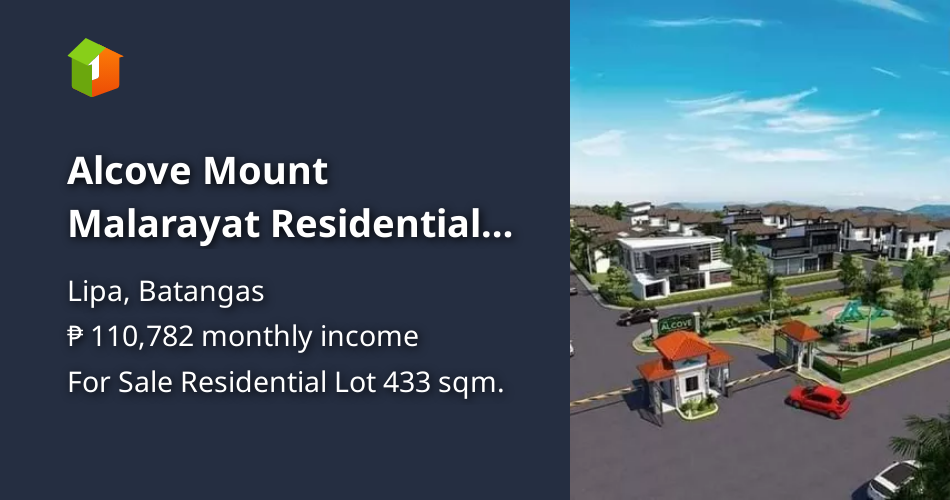 Alcove Mount Malarayat Residential Lot in Lipa [Lot 🚜] (August 2021) in