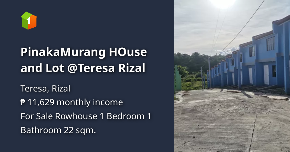 PinakaMurang HOuse and Lot Teresa Rizal [House and Lot 🏘️] (March 2024